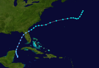 1964 Atlantic tropical storm 1 track.png
