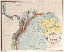 Archivo:AGHRC (1890) - Carta XVII - Geología de Colombia, Venezuela y Ecuador
