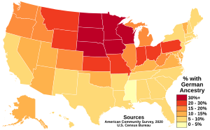 Archivo:Americans with German Ancestry by state