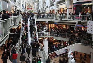 Archivo:Boxing Day at the Toronto Eaton Centre (cropped)