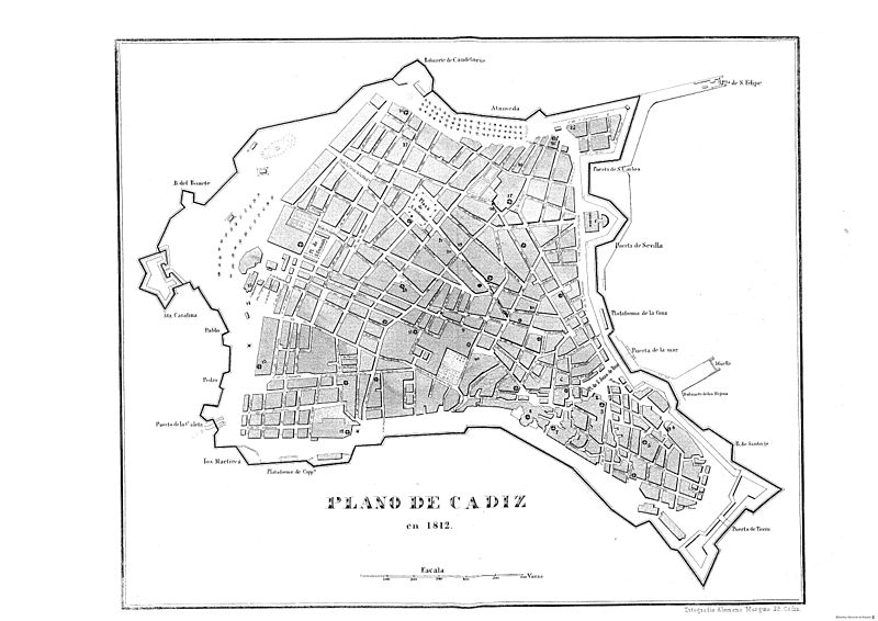 Cádiz en 1812