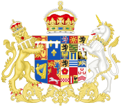 Coat of Arms of Augusta of Saxe-Gotha-Altenburg, Princess of Wales.svg