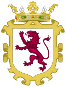 Versión del escudo usada por la ciudad de León