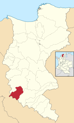 Santa Bárbara de Pinto ubicada en Magdalena (Colombia)