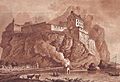 Dumbarton castle and lime kiln