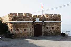 Entrada del antiguo fuerte del Desnarigado, Ceuta