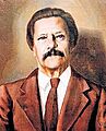 Francisco Gavidia retrato de Valero lecha