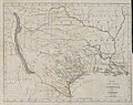 Hooker Map of the State of Coahuila and Texas 1833 UTA