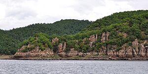 Archivo:Jingpohu Lake, Jingpohu Global Geopark, Heilongjiang, China (10 September 2014)