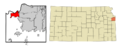 Johnson County Kansas Incorporated and Unincorporated areas De Soto Highlighted