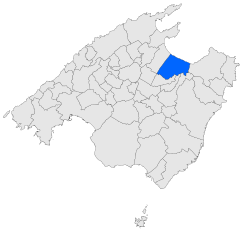 Extensión del municipio en la isla