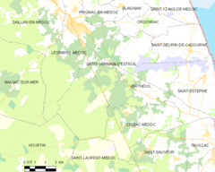 Map commune FR insee code 33412.png