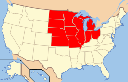 Archivo:Map of USA Midwest