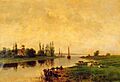 Nicolás Alfaro y Brieva Paisaje holandés