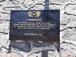 Archivo:Placa Maradona