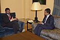 Rodríguez Zapatero recibe al vicepresidente de la Xunta de Galicia. Pool Moncloa. 30 de septiembre de 2005