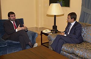 Archivo:Rodríguez Zapatero recibe al vicepresidente de la Xunta de Galicia. Pool Moncloa. 30 de septiembre de 2005