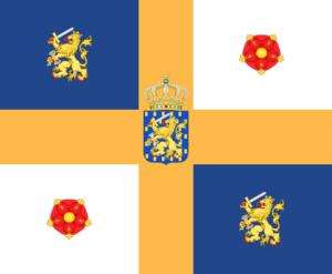 Archivo:Royal Standard of the Prince Consort of the Netherlands (1948–1980)