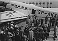 Samolot PLL LOT Junkers Ju-52 znak SP-AKX