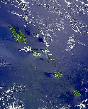 Archivo:Satellite image of Vanuatu in October 1998