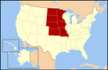 US map-W North Central