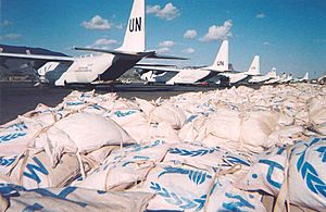 Archivo:Un c-130 food delivery rumbek sudan
