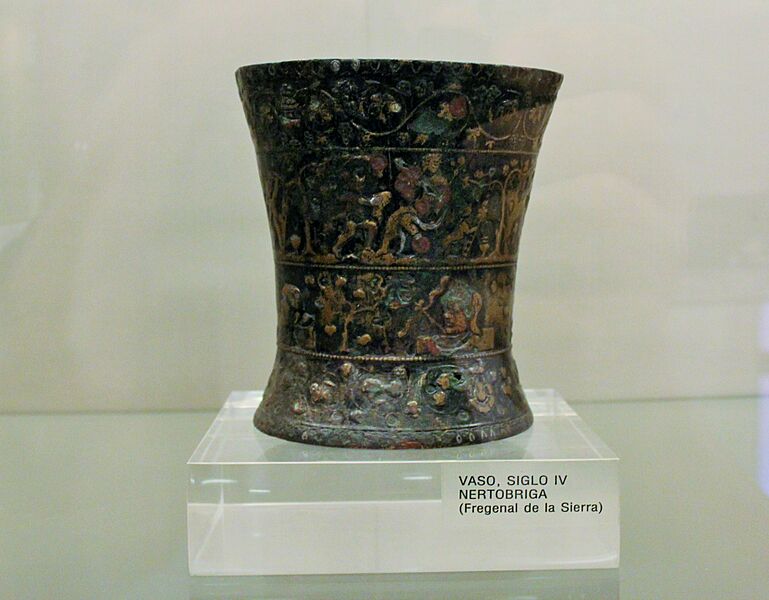 Vaso romano. Siglo IV