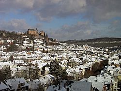 View of Marburg and castle in winter.jpg