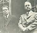 'Pepe' Vives junto al entonces presidente Eduardo Santos. 