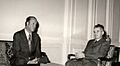 Întâlnirea lui Nicolae Ceaușescu cu Rodney Arismendi, prim-secretar al C.C. al P.C. din Uruguay, care la invitația C.C. al P.C.R. a făcut o vizită în România
