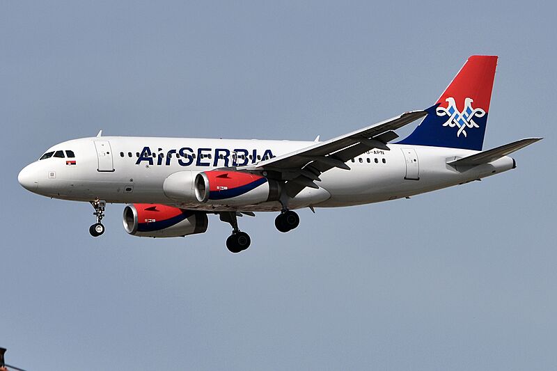 AirSERBIA, YU-APN, Airbus A319-132