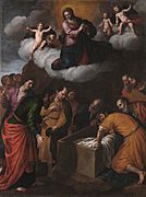 Alessandro Turchi, "Assumption of Mary" (1631-1635). Museo del Prado
