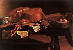 Archivo:Baschenis - Musical Instruments