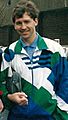Bryan Robson at the cliff -march 92