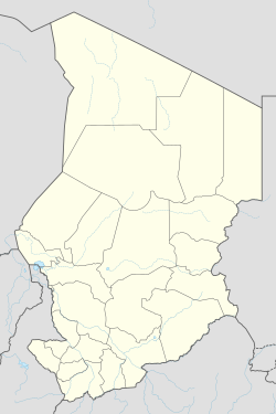 Moundou ubicada en Chad