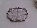 Christopher Wren's house plaque