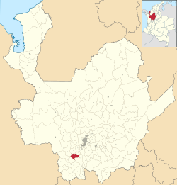 Venecia ubicada en Antioquia