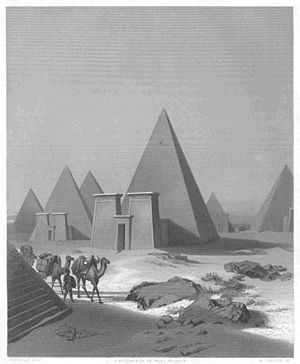 Archivo:Die Pyramiden von Meroe French nach Schmidt