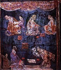 Archivo:Eastern Han Luoyang Mural of Liubo players