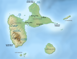 Guadeloupe Places of interest map-fr.svg