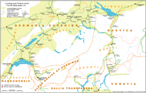 Archivo:Historische Karte CH Rom 1-fr