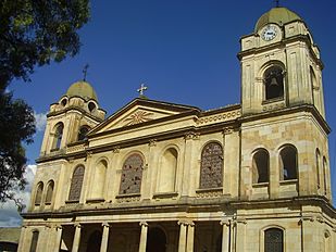 Archivo:Iglesia de San Francisco de Paula, Madrid (Cundinamarca) - fachada