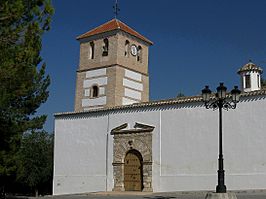 Vista de la Iglesia de la Anunciación, en Cortes de Baza