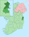 Island of Ireland location map Fingal