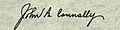 John B Connally sig