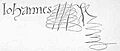 John III of Sweden signature