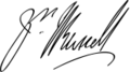 John Russell, 1st Earl Russell Signature
