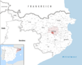 Karte Gemeinde Camós 2022
