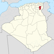 Khenchela in Algeria 2019.svg