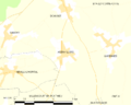 Map commune FR insee code 80006